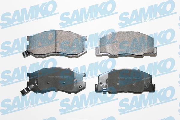 Samko 5SP1021 - Kit de plaquettes de frein, frein à disque cwaw.fr