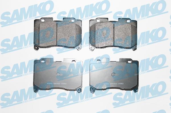 Samko 5SP1023 - Kit de plaquettes de frein, frein à disque cwaw.fr