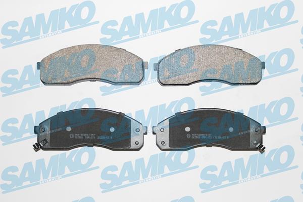 Samko 5SP1072 - Kit de plaquettes de frein, frein à disque cwaw.fr