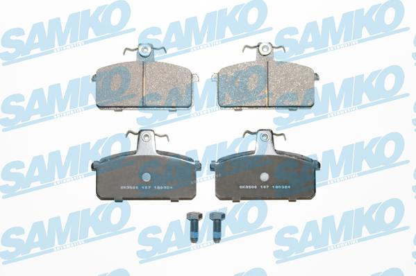 Samko 5SP107 - Kit de plaquettes de frein, frein à disque cwaw.fr