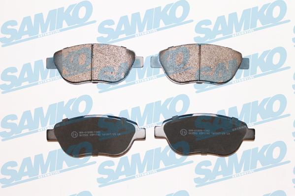 Samko 5SP1192 - Kit de plaquettes de frein, frein à disque cwaw.fr