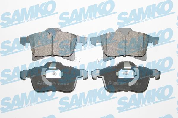 Samko 5SP1197 - Kit de plaquettes de frein, frein à disque cwaw.fr