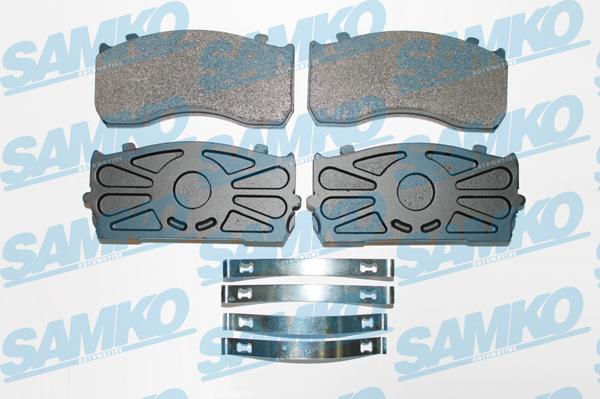 Samko 5SP1169 - Kit de plaquettes de frein, frein à disque cwaw.fr