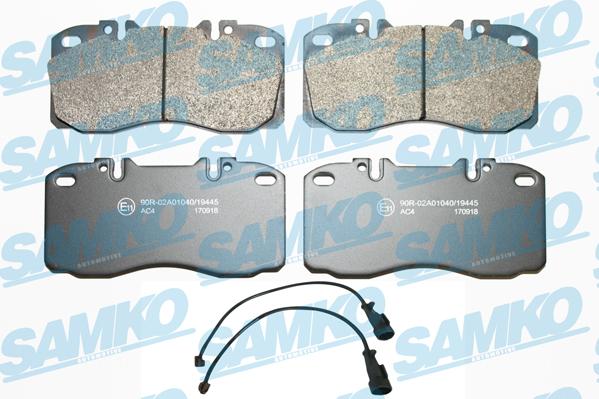 Samko 5SP1164A - Kit de plaquettes de frein, frein à disque cwaw.fr