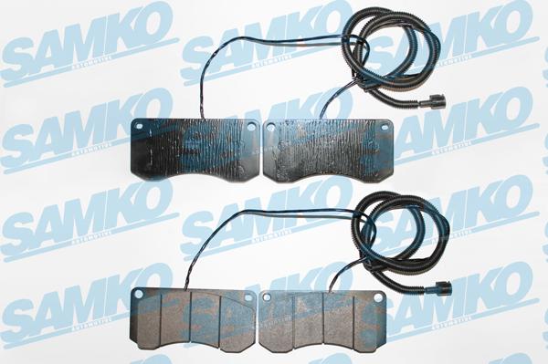 Samko 5SP1160 - Kit de plaquettes de frein, frein à disque cwaw.fr