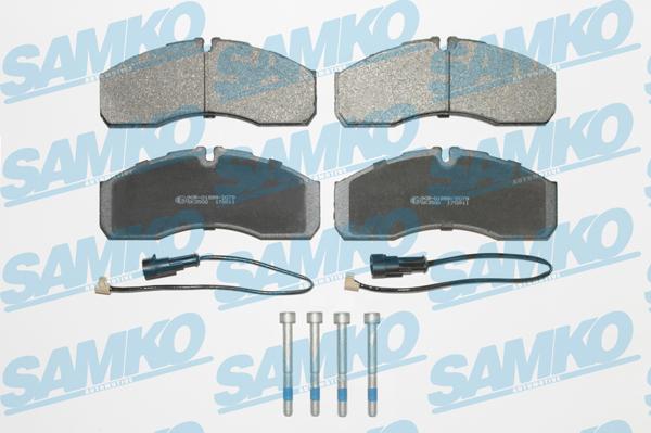 Samko 5SP1109B - Kit de plaquettes de frein, frein à disque cwaw.fr