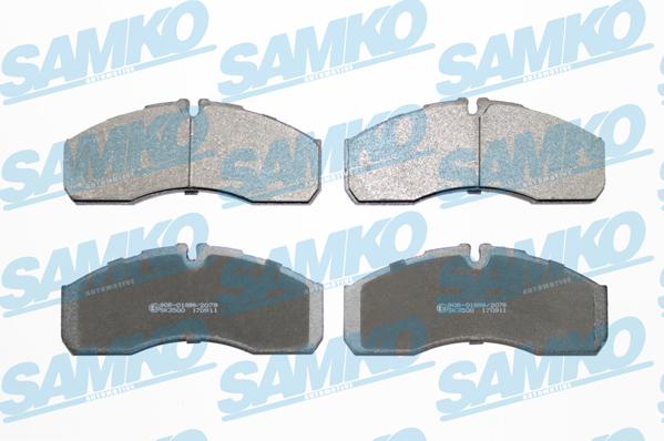 Samko 5SP1109 - Kit de plaquettes de frein, frein à disque cwaw.fr