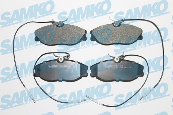 Samko 5SP1104 - Kit de plaquettes de frein, frein à disque cwaw.fr