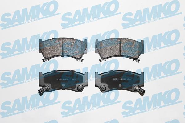 Samko 5SP1101 - Kit de plaquettes de frein, frein à disque cwaw.fr