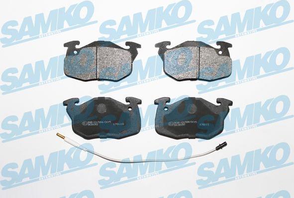 Samko 5SP1108 - Kit de plaquettes de frein, frein à disque cwaw.fr