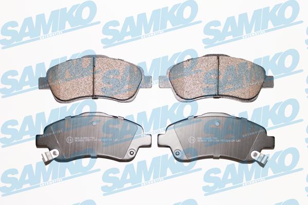 Samko 5SP1114 - Kit de plaquettes de frein, frein à disque cwaw.fr