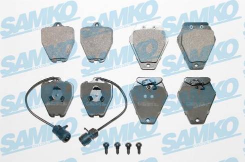 Samko 5SP1118 - Kit de plaquettes de frein, frein à disque cwaw.fr