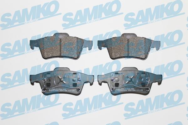 Samko 5SP1189 - Kit de plaquettes de frein, frein à disque cwaw.fr