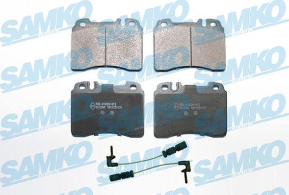 Samko 5SP1131A - Kit de plaquettes de frein, frein à disque cwaw.fr