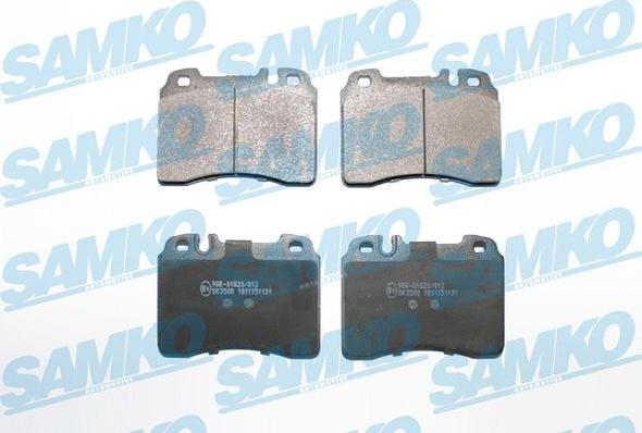 Samko 5SP1131 - Kit de plaquettes de frein, frein à disque cwaw.fr