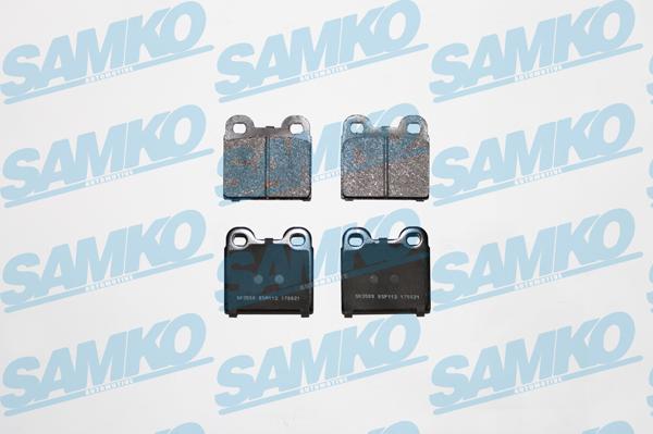 Samko 5SP112 - Kit de plaquettes de frein, frein à disque cwaw.fr