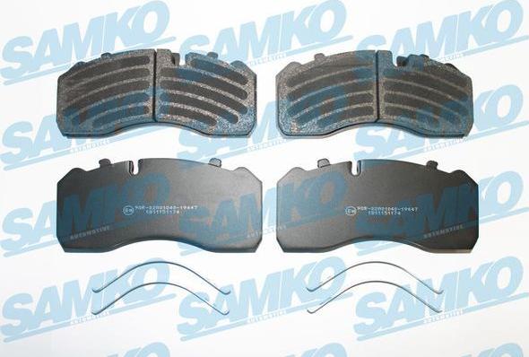 Samko 5SP1174 - Kit de plaquettes de frein, frein à disque cwaw.fr