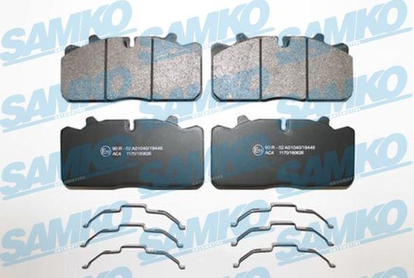 Samko 5SP1170 - Kit de plaquettes de frein, frein à disque cwaw.fr