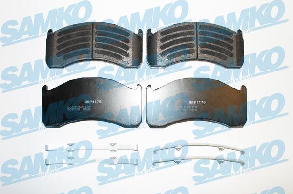 Samko 5SP1178 - Kit de plaquettes de frein, frein à disque cwaw.fr