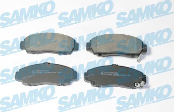 Samko 5SP1840 - Kit de plaquettes de frein, frein à disque cwaw.fr