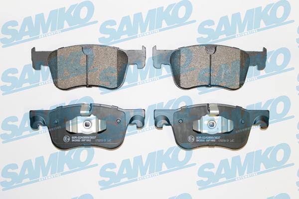 Samko 5SP1852 - Kit de plaquettes de frein, frein à disque cwaw.fr