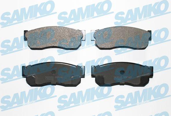 Samko 5SP185 - Kit de plaquettes de frein, frein à disque cwaw.fr