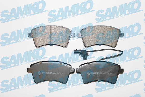 Samko 5SP1800 - Kit de plaquettes de frein, frein à disque cwaw.fr