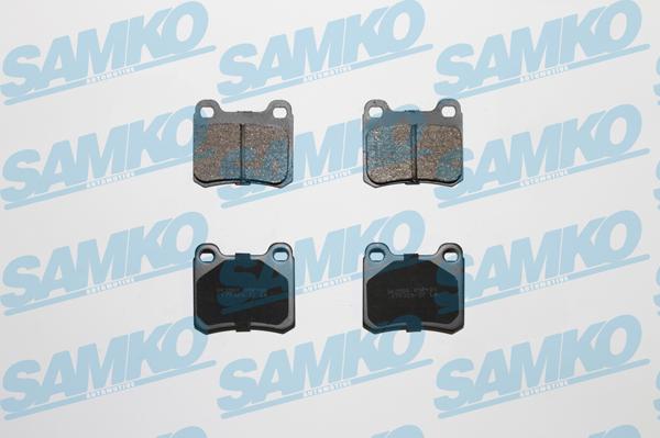 Samko 5SP181 - Kit de plaquettes de frein, frein à disque cwaw.fr