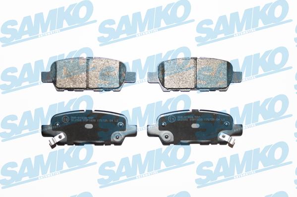 Samko 5SP1839 - Kit de plaquettes de frein, frein à disque cwaw.fr