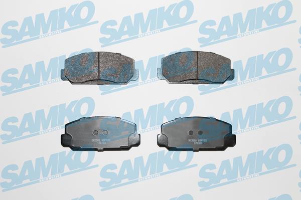 Samko 5SP183 - Kit de plaquettes de frein, frein à disque cwaw.fr