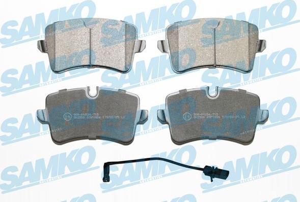 Samko 5SP1826C - Kit de plaquettes de frein, frein à disque cwaw.fr