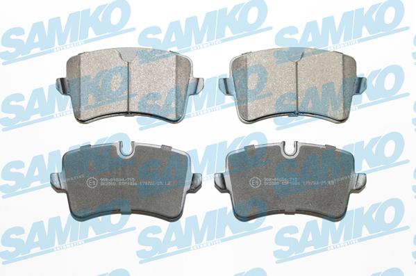 Samko 5SP1826 - Kit de plaquettes de frein, frein à disque cwaw.fr