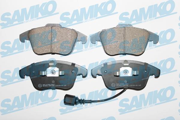 Samko 5SP1392 - Kit de plaquettes de frein, frein à disque cwaw.fr