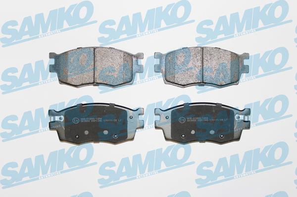 Samko 5SP1345 - Kit de plaquettes de frein, frein à disque cwaw.fr