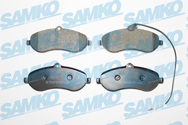 Samko 5SP1348 - Kit de plaquettes de frein, frein à disque cwaw.fr