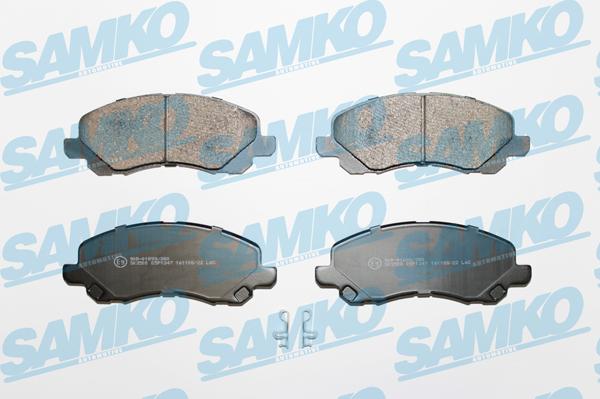 Samko 5SP1347 - Kit de plaquettes de frein, frein à disque cwaw.fr