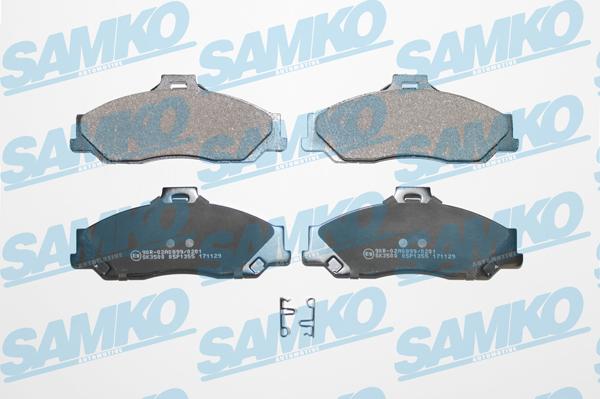 Samko 5SP1355 - Kit de plaquettes de frein, frein à disque cwaw.fr