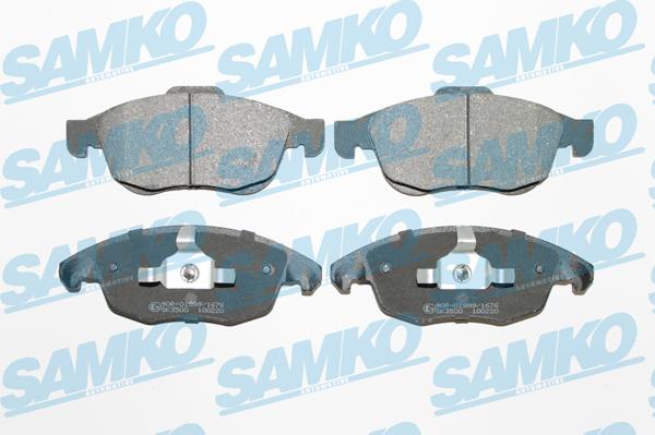 Samko 5SP1351 - Kit de plaquettes de frein, frein à disque cwaw.fr