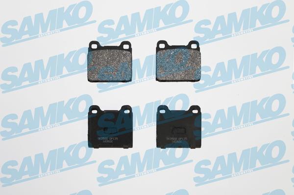 Samko 5SP135 - Kit de plaquettes de frein, frein à disque cwaw.fr