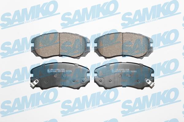 Samko 5SP1369 - Kit de plaquettes de frein, frein à disque cwaw.fr