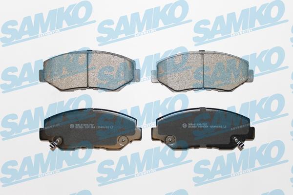 Samko 5SP1364 - Kit de plaquettes de frein, frein à disque cwaw.fr