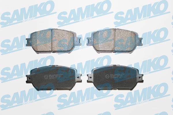 Samko 5SP1361 - Kit de plaquettes de frein, frein à disque cwaw.fr