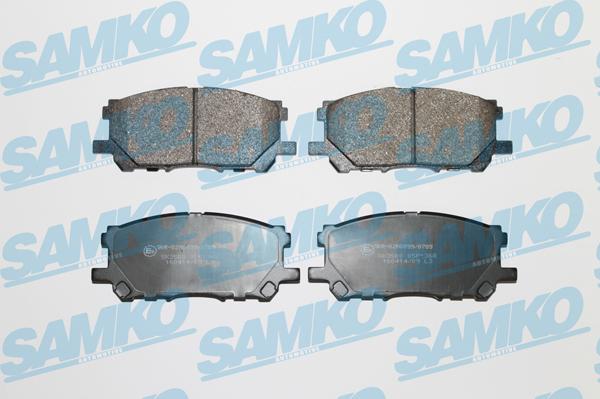 Samko 5SP1368 - Kit de plaquettes de frein, frein à disque cwaw.fr