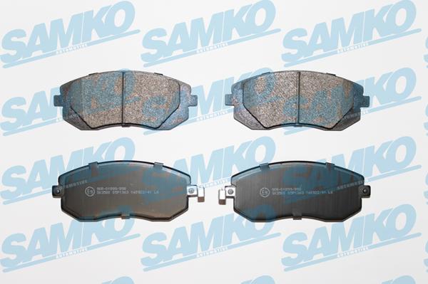 Samko 5SP1363 - Kit de plaquettes de frein, frein à disque cwaw.fr