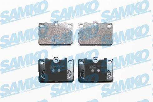 Samko 5SP136 - Kit de plaquettes de frein, frein à disque cwaw.fr