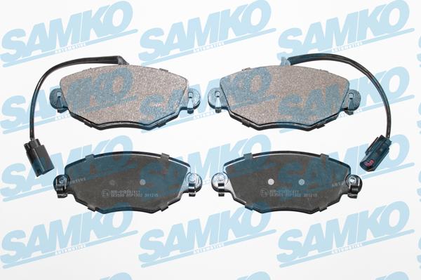 Samko 5SP1302 - Kit de plaquettes de frein, frein à disque cwaw.fr