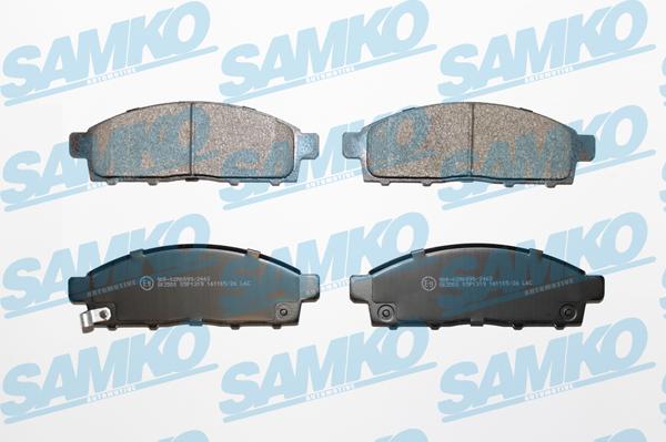 Samko 5SP1319 - Kit de plaquettes de frein, frein à disque cwaw.fr