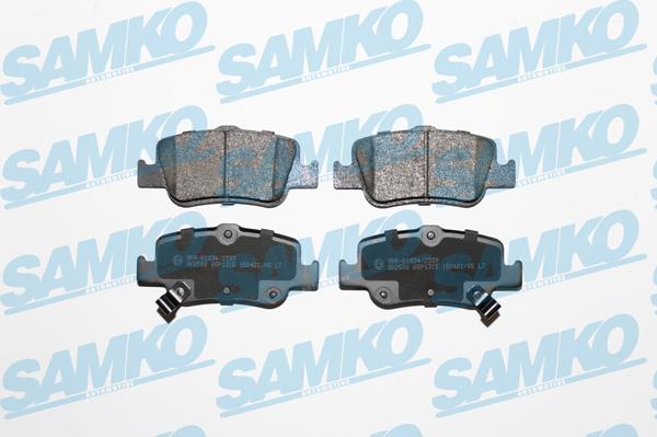 Samko 5SP1315 - Kit de plaquettes de frein, frein à disque cwaw.fr