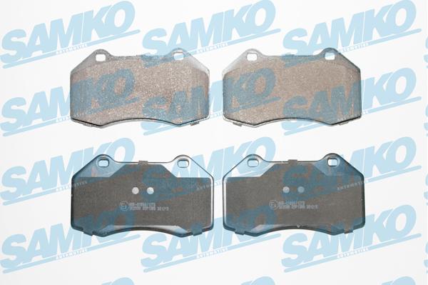 Samko 5SP1389 - Kit de plaquettes de frein, frein à disque cwaw.fr