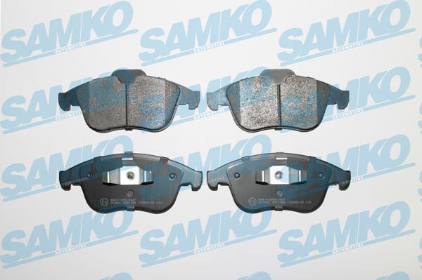 Samko 5SP1388 - Kit de plaquettes de frein, frein à disque cwaw.fr